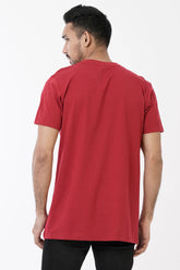 Men's T-Shirt (Dark Red)